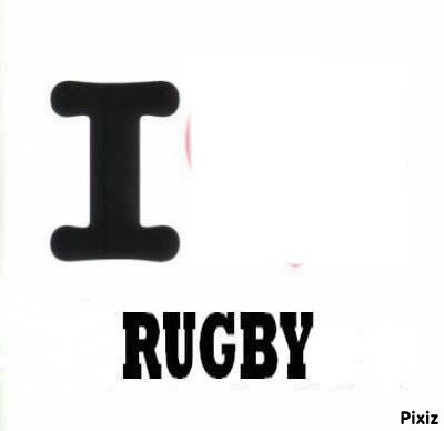i love you rugby Fotomontage