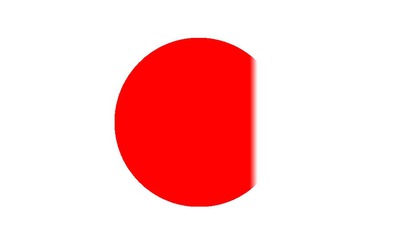 Japón bandera フォトモンタージュ