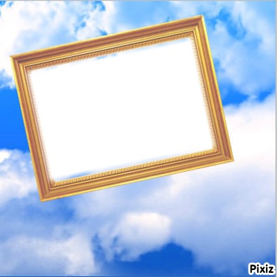 cadre dans les nuages Fotomontage