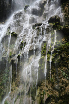 hermosa cascada Montaje fotografico