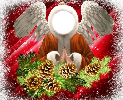 christmas angel Fotomontáž