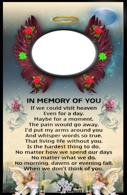 IN MEMORY OF YOU Montage photo
