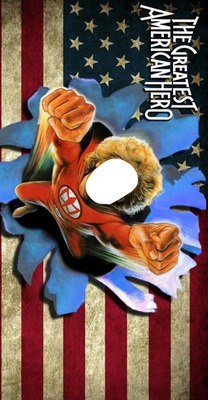 super heroi americano Fotomontaż
