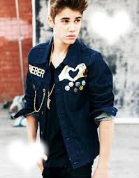 Justin I Love You Photo frame effect