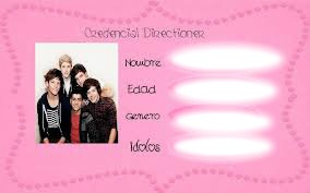 credencial de one direction Valokuvamontaasi