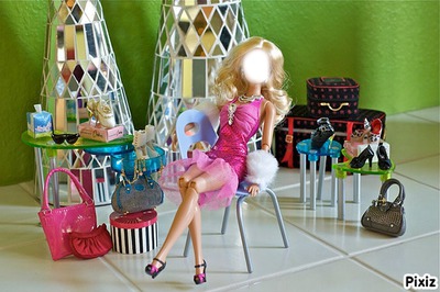 barbie fashionistas glam Montage photo