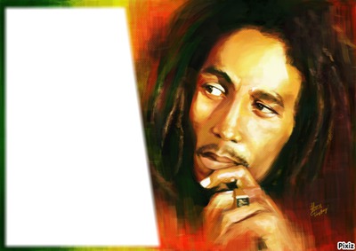 Bob Marley Marine Fotomontaggio