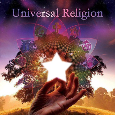 Universal religion Photo frame effect