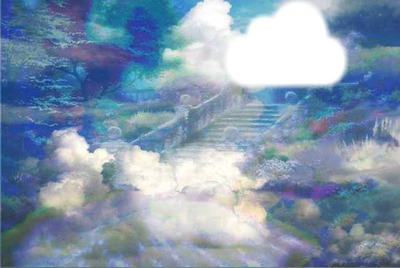 nuage de l'au delà Fotomontāža