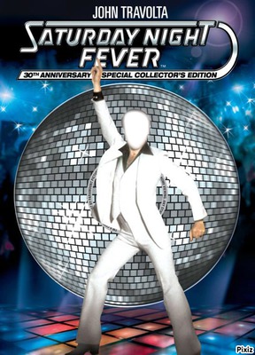 saturday night fever Photo frame effect