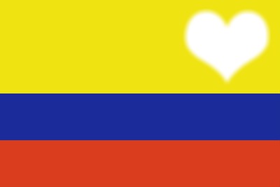 Flag of Colombia Фотомонтаж