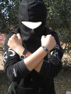 ninja girl Fotomontasje