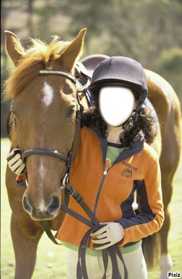 lisa & prancer (saddle club) Photo frame effect