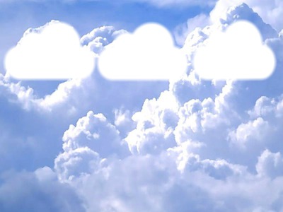 3 nuages Φωτομοντάζ