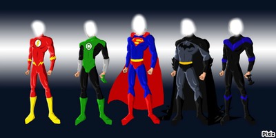superhero Fotomontage