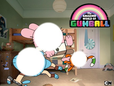 the amazing world of gumball tear Photo frame effect