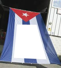 bandera de cuba Montage photo