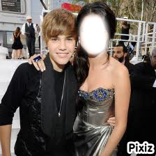 Selena Gomez et justin bieber Photo frame effect