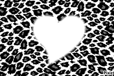 Peau léopard Photomontage