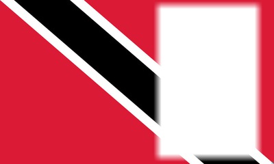 Trinidad & Tobago flag Photomontage