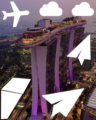 TURISMO - Singapura Фотомонтаж