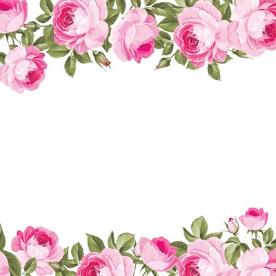 Rose florale Fotomontaggio