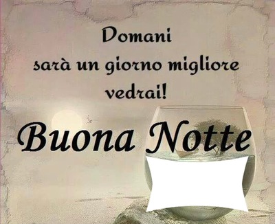 buonanotte Fotomontaggio