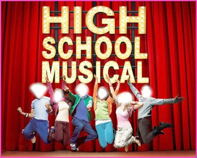 high school musical Фотомонтажа