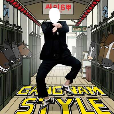 Oppa...Gangnam Style! Fotomontáž