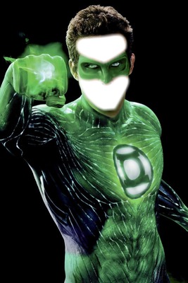 Green Lantern Fotomontage