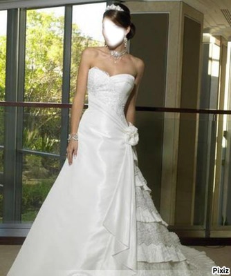 dream wedding dress Fotomontage