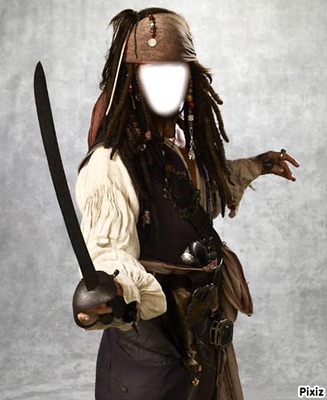 pirate Fotomontaža
