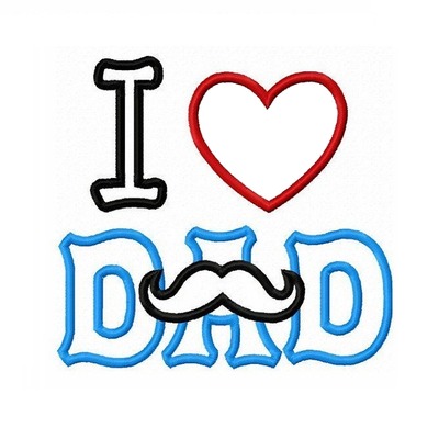 love dad. Photo frame effect