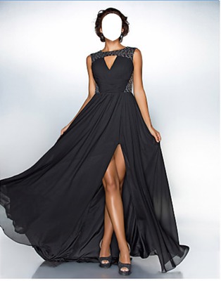 robe noir Φωτομοντάζ