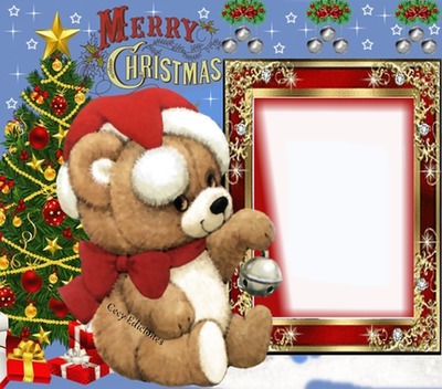 Cc Peluche Merry Christmas Montage photo