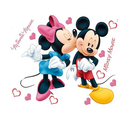 Mickey et Minnie <3 Fotomontáž