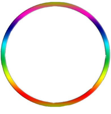 círculo colorido Fotomontagem