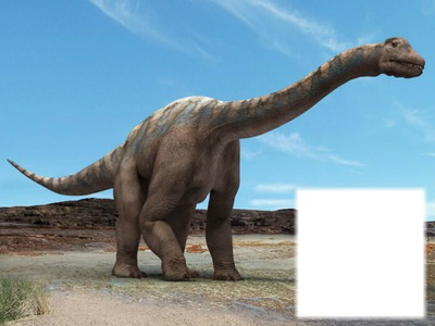 dinosaure Photomontage