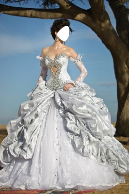 robe de marié Photomontage