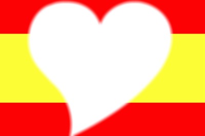 drapeau espagnole Fotomontaža