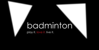 Badminton...play it. love it. live it フォトモンタージュ
