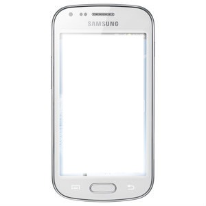 Samsung Galaxie trend blanc Photo frame effect