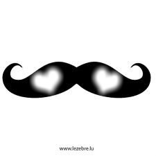 Moustache coeur Фотомонтаж
