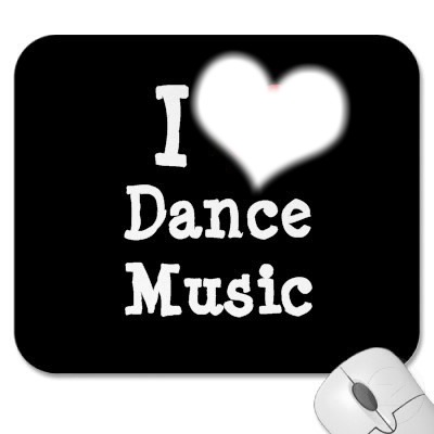 i love dance music Fotomontaż