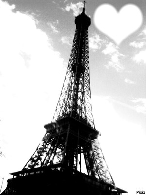 LOVE PARIS Fotomontažas