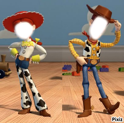 Woody & Jessie Toy Story Photo frame effect