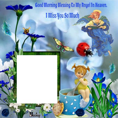 morning blessings angel Montage photo