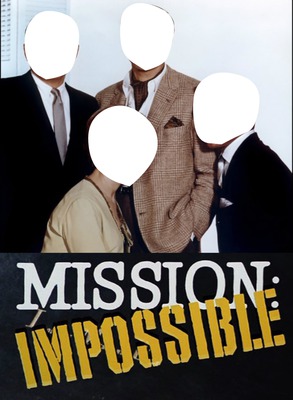 mission impossible affiche Fotomontaggio