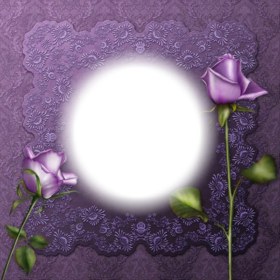 Cadre violet Fotomontaż