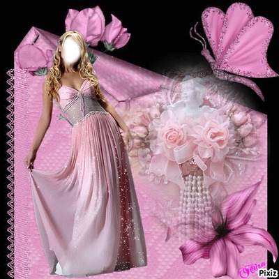 pink love Fotomontage